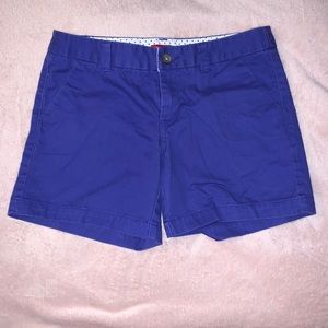 Ladies blue shorts